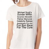 Michael Scott Race For The Cure Women'S T Shirt