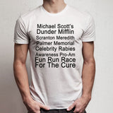Michael Scott Race For The Cure Men'S T Shirt