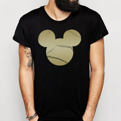 Mickey Mouse Shirt Gold Glitter Disney Men'S T Shirt