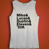Mike Lucas Dustin Eleven Will Fan Men'S Tank Top