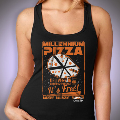Millenium Pizza Star Wars Tee Women'S Tank Top