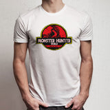 Monster Hunter Rathalos Jurassic Park Logo Parody Men'S T Shirt