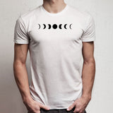 Moon Phase Printed Men'S T Shirt