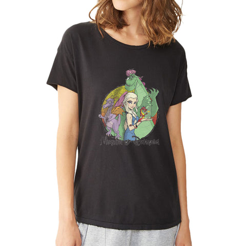 Mother Of Dragons Disney Women'S T Shirt