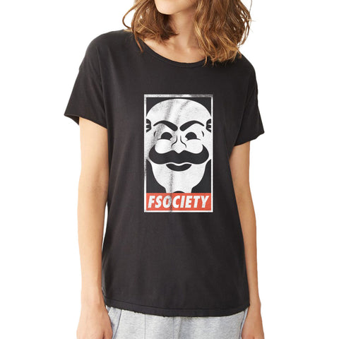 Mr Robot Fsociety Women'S T Shirt