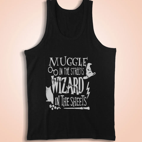 Muggle In The Streets Wizard In The Sheets Men'S Tank Top