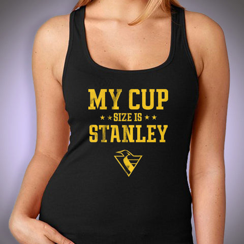 My Cup Size Is Stanley Pittsburgh Penguins Hockey Fan Women'S Tank Top