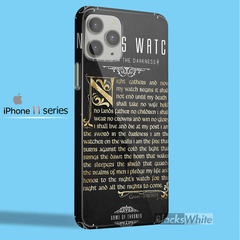 NIGHT'S WATCH   iPhone 11 Case