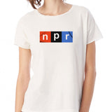 Npr Logo Symbol National Public Radio Women'S T Shirt