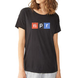 Npr Logo Symbol National Public Radio Women'S T Shirt