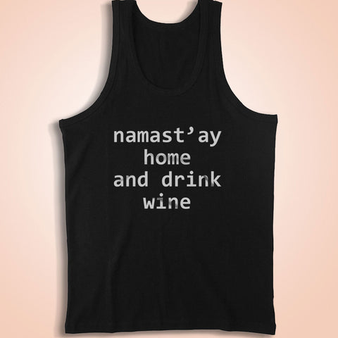 Namast'Ay Home And Drink Winee Men'S Tank Top