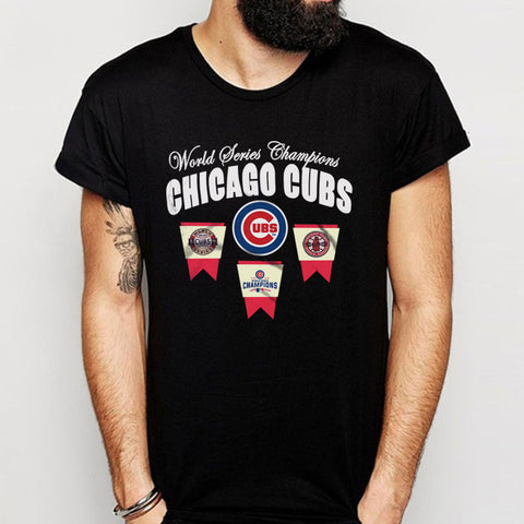 New 2016 World Series Champions Chicago Cubs Graphic Men'S T Shirt