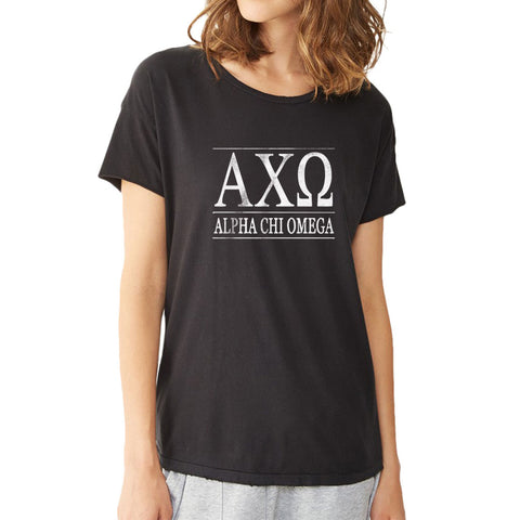 New Alpha Chi Omega Alumna Running Hiking Gym Sport Runner Yoga Funny Thanksgiving Christmas Funny Quotes Women'S T Shirt