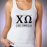 New Chi Omega Logo Alumna Running Hiking Gym Sport Runner Yoga Funny Thanksgiving Christmas Funny Quotes Women'S Tank Top
