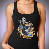 Nightmare Before Christmas Jack And Sally Kingdom Hearts Women'S Tank Top