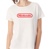 Nintendo Logo Short Sleeve Video Games Gaming Classic Vintage Women'S T Shirt