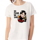 No Pagne No Gain Art Women'S T Shirt