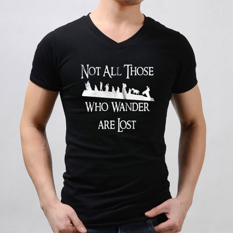 Not All Thos Who Wander Are Lost Men'S V Neck