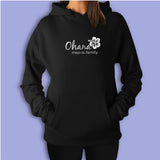 Ohana Means Family Disney Lilo And Stitch Disney Quotes Women'S Hoodie