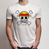 One Piece Luffy Strawhat Pirate Skull Men'S T Shirt