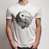 Owl Symbol Yin Yang Men'S T Shirt