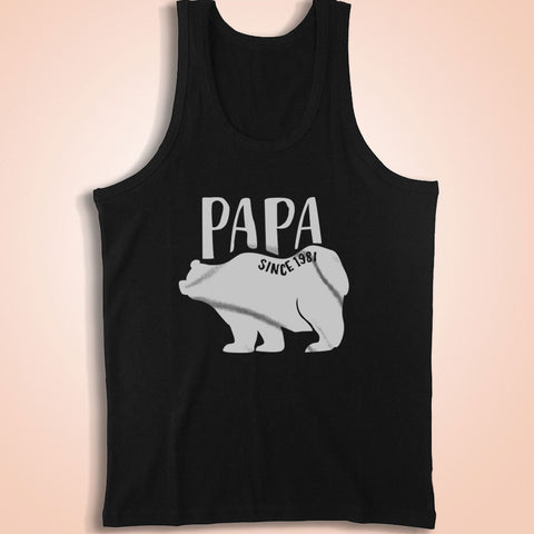 Papa Bear Since 1981 Men'S Tank Top