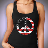 Peace Sign T Shirt Women'S Tank Top