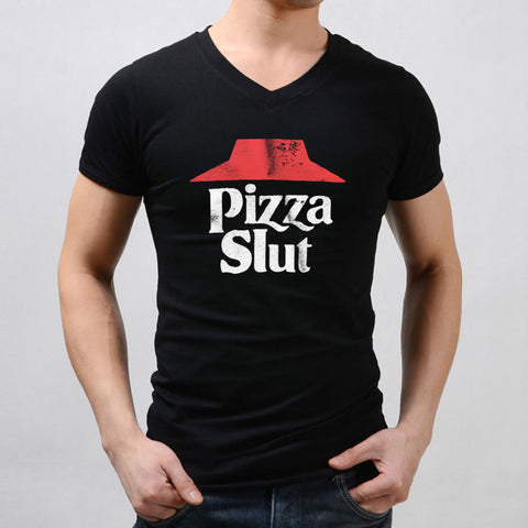 Pizza Slut Men'S V Neck