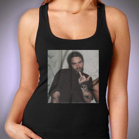 Post Malone Middle Finger Women'S Tank Top