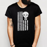 Punisher American Flag Army Men'S T Shirt