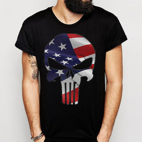 Punisher Skull Usa Men'S T Shirt