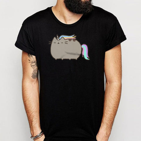 Pusheen The Cat Rainbow Unicorn Pusheenicorn Men'S T Shirt