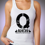 Q Anon Where We Go One We Go All Women'S Tank Top