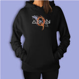 Qanon Rabbit Storm Fire Logo Women'S Hoodie
