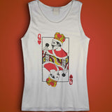 Queen Band Freddie Mercury With Playing Card Queen Men'S Tank Top