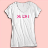 Quiche Pink Jamie Private School Girl Women'S V Neck
