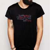 Quote About Love Crying Quotes Men'S T Shirt