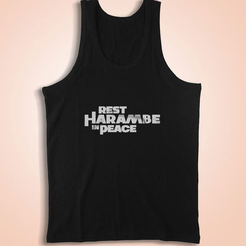 Rest In Peace Harambe Men'S Tank Top