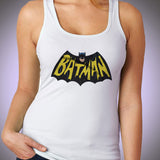 Retro Batman Logo T Shirt, Dc Comics, Women'S Tank Top