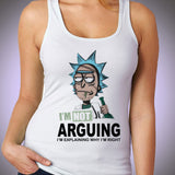 Rick And Morty Shirt Arguing Women'S Tank Top