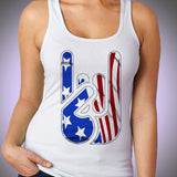 Rockin' Usa T Shirt Women'S Tank Top