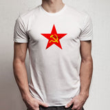 Russian Hammer And Sickle Cccp Red Star Soviet Men'S T Shirt