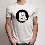 Sassy Cat Graphic Tumblr Cat Sassy Middle Finger Men'S T Shirt