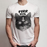 Satanic Cat Tee   Purr Evil Men'S T Shirt