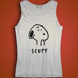 Scupy Snoopy Illustration Funny Men'S Tank Top