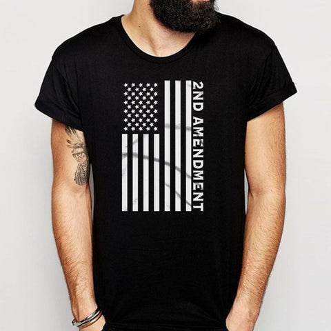Second 2Nd Amendment American Flag Men'S T Shirt