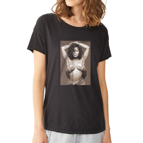 Sexy Janet Jackson Women'S T Shirt