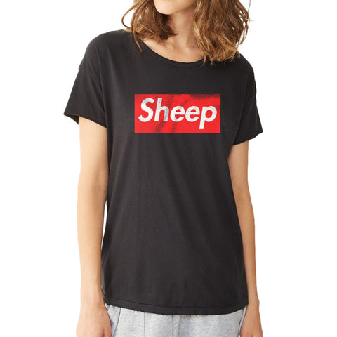 Sheep Redbox Women'S T Shirt