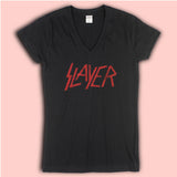 Slayer Metal Band Women'S V Neck