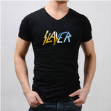 Slayer Metal Logo New Men'S V Neck